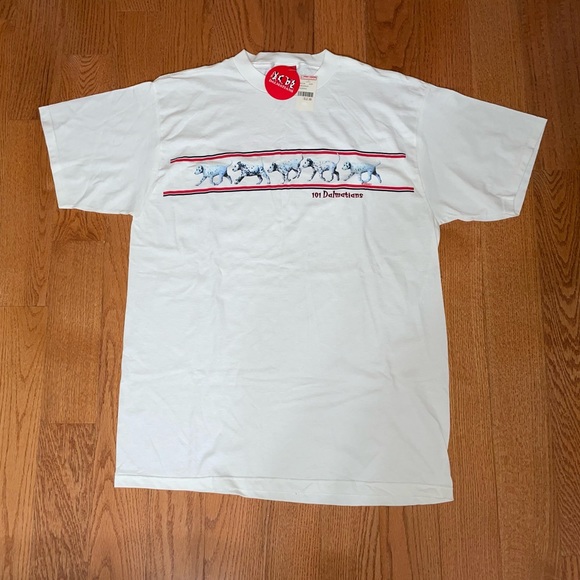 Vintage Disney 101 Dalmatians White T-Shirt - One Size Fits All - Picture 1 of 12